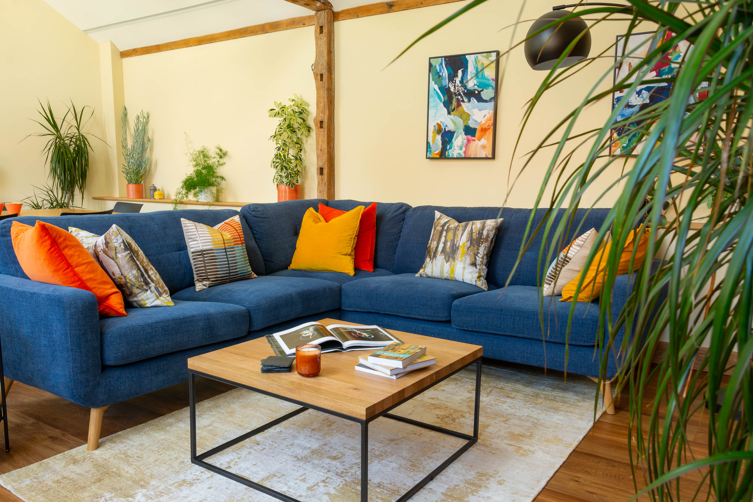 Cambridge Interior Design Industrial Living Dining Room 1