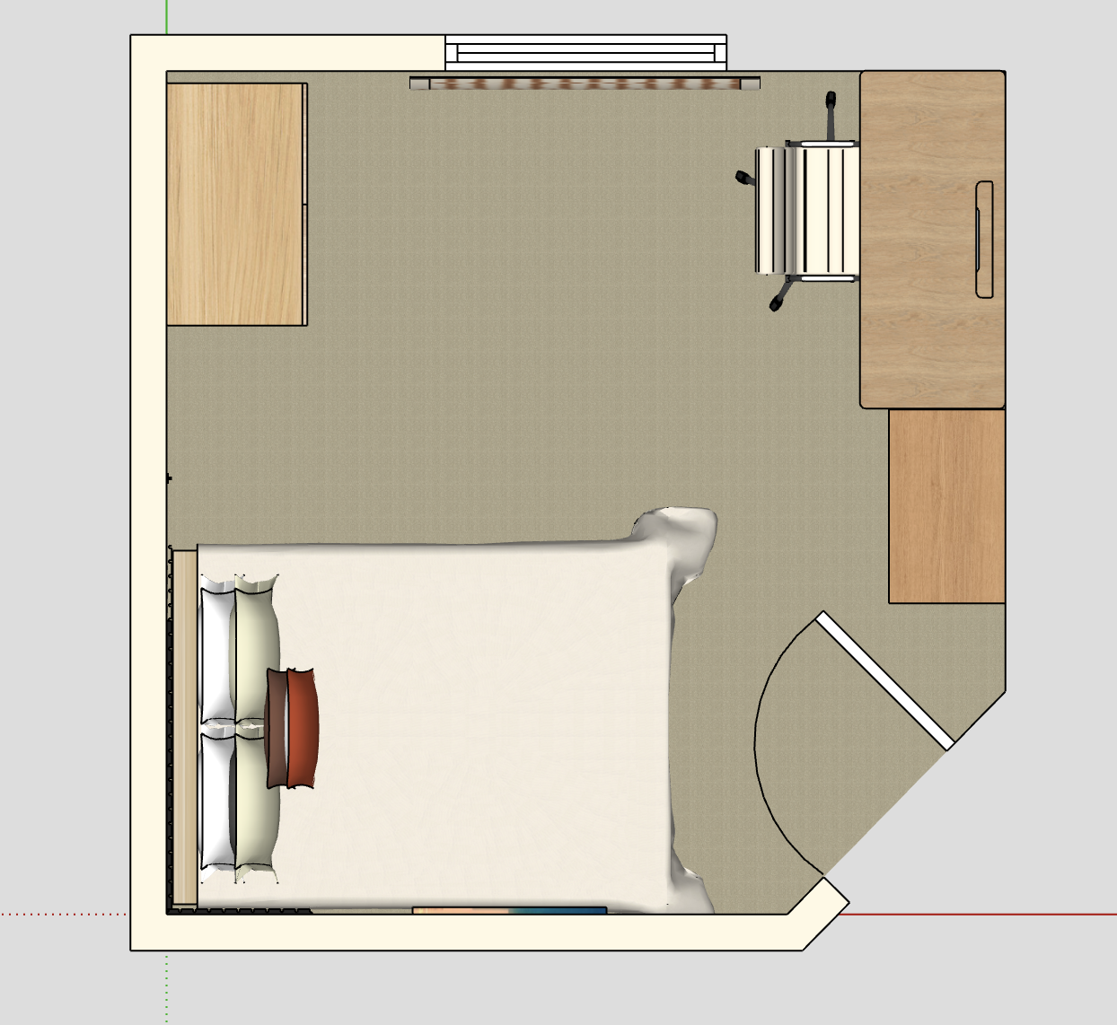 Bedroom layout Bedroom layout